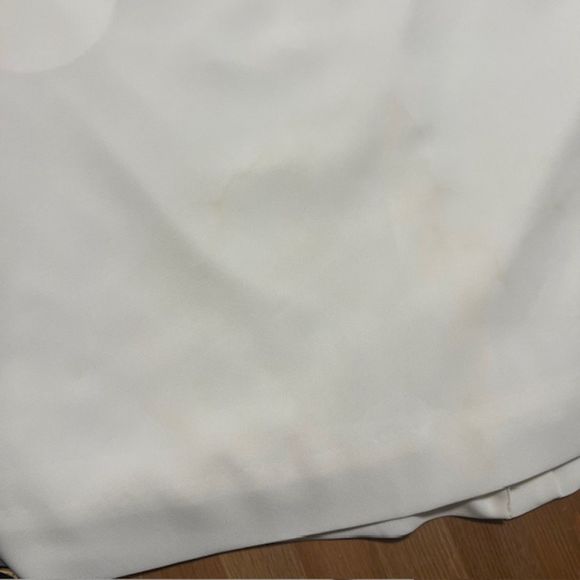 Jones New York Womens Off White Skirt Suit Set Long Sleeve Office Attire Sz 16 - Picture 5 of 14